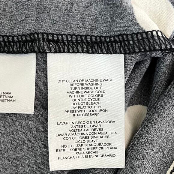 Anne Klein Black White Polka Dot 3/4 Sleeves High Low Tunic Top Plus 0X NWOT - Picture 11 of 13